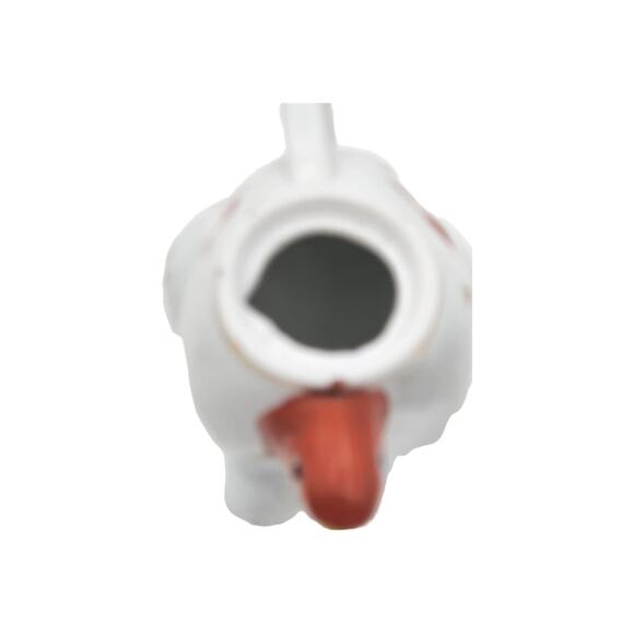 Chinese Porcelain Cat Holding KOI Fish Creamer Pitcher Vintage - Picture 8 of 9